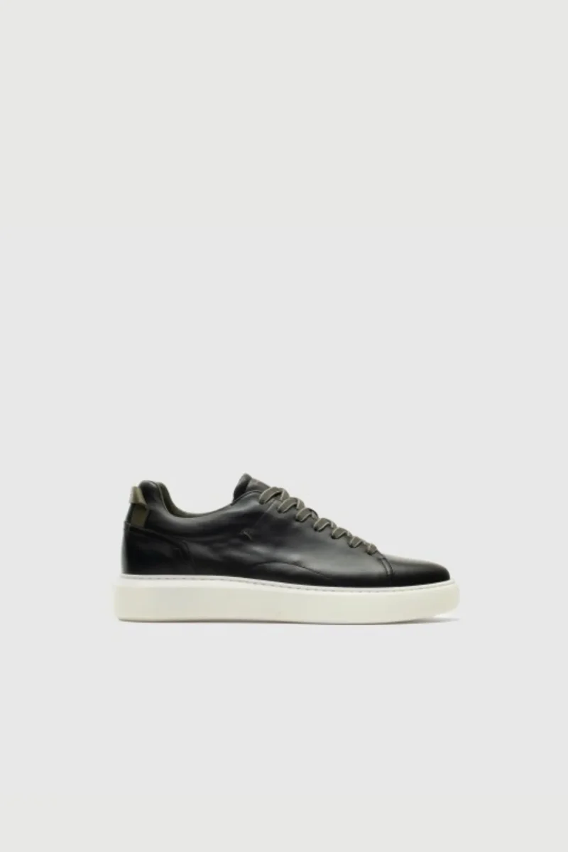 Ambitious Snakers Dettagli Cuoio Nero Uomo